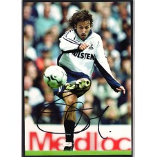 Signed photo of Mauricio Taricco the Tottenham Hotspur footballer. 